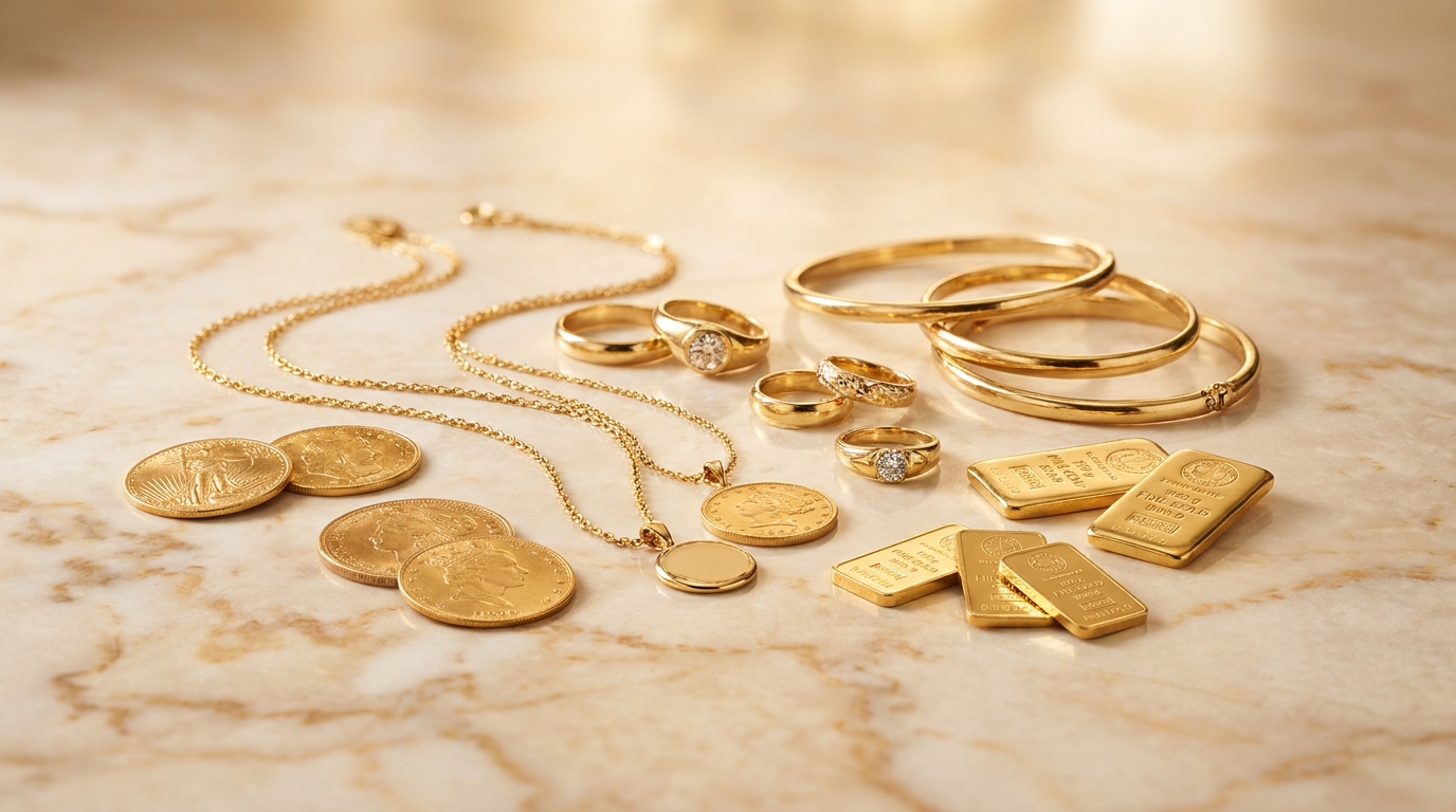Goldbarren und Münzen – Zahngold verkaufen Berlin